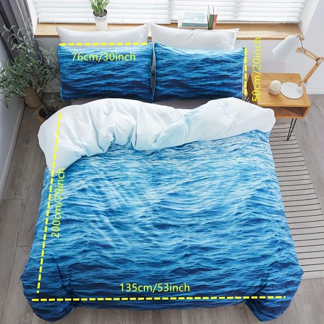 TEMU Surface Comforter Cover Set, Ultra Soft Bedding (1 Duvet 2 Pillowcases) (without Duvet)