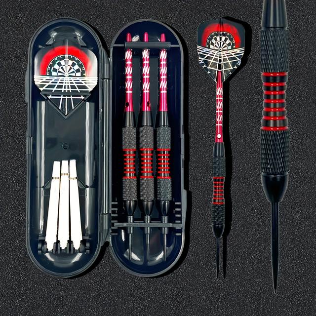 TEMU Steel Tip Darts With Case - Universal Fit For Beginners & Experienced Players