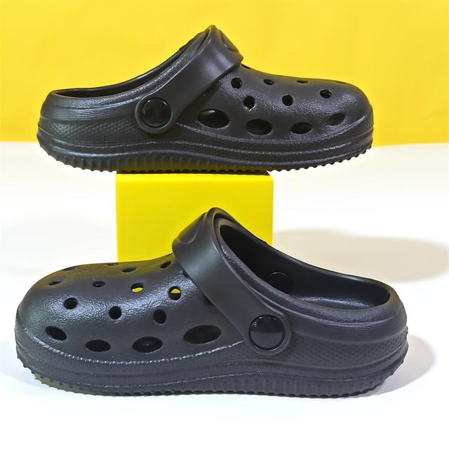 TEMU Cool , ' Breathable Summer Clogs - Non-slip, Soft Sole Eva Sandals For , Indoor/outdoor Slippers With