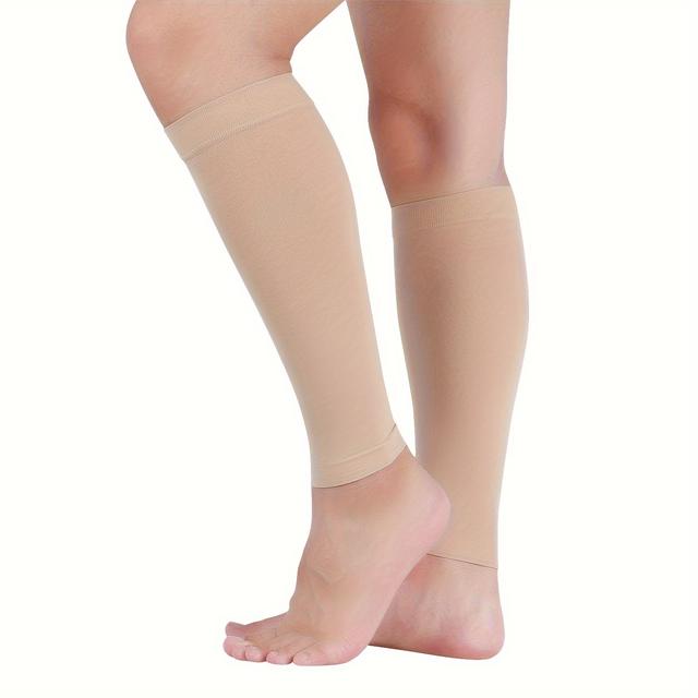 TEMU 15-20mmhg Calf Compression Sleeves For Men And Women - Leg Compression Sleeve Footless Socks Fitness Running