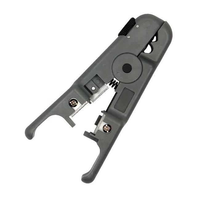 TEMU 1pc Wire Stripper With Knob Wire Peeler Portable Home Crimper Pliers Crimping Tool Cable Stripping Wire Cutter
