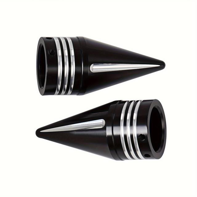 TEMU Aluminum Alloy Waterproof Cap For Motorcycle Front Axle Nut, 3.6-inch Cnc Front Axle Cover Suitable For Touring Bikes, Street Glide, Larger Boy, , , , And