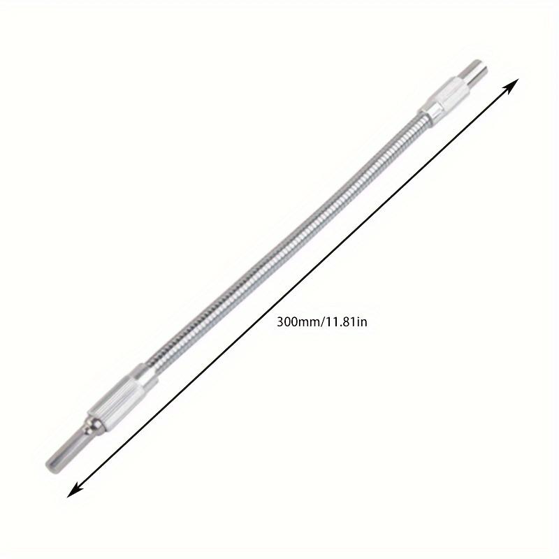 TEMU 1pc Flexible Electric Drill Shaft 150-400mm Drill Bit Shaft Extention Screwdriver Bit Multi-angle Work For Electric Drill Bit
