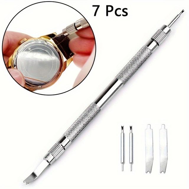 TEMU 7pcs Stainless Steel Watch Band Removal And Installation Tool Kit