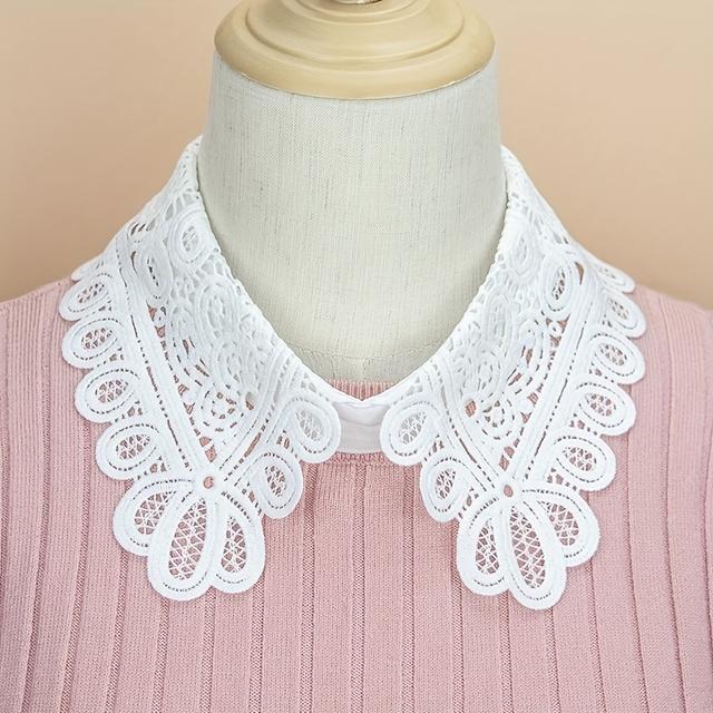 TEMU Women' Fashion Decorative Water-soluble Collar Shawl