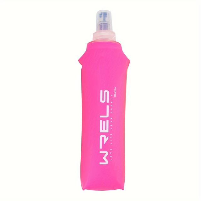 TEMU Collapsible Sports Water Bottle Featuring A Silicone Spout, Ideal For Outdoor Activities Like Cycling, Fitness, And Hiking
