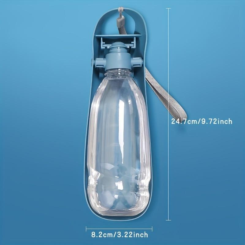 TEMU Portable Pet Water Bottle, Foldable Dog Water Dispenser With Feeder Bowl, Leak-proof Dog Travel Water Bottle