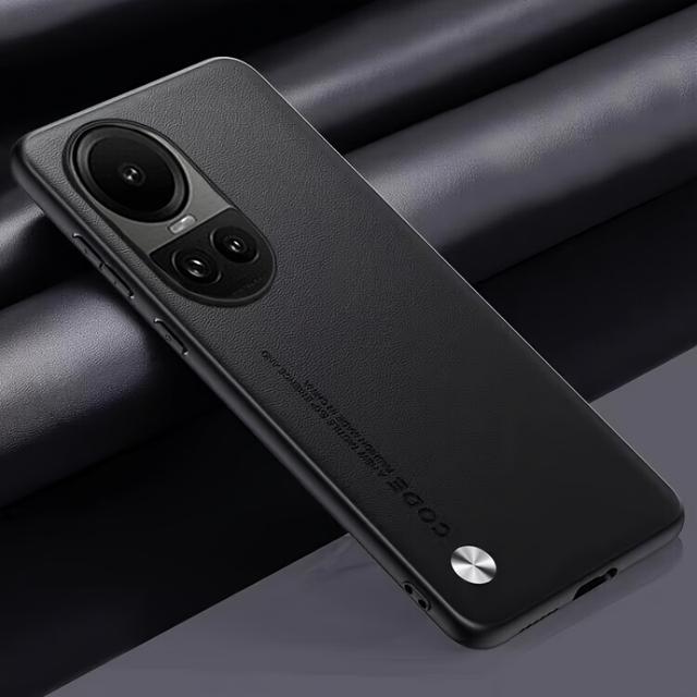 TEMU Phone Case - Faux Leather Fabric Protective Case Suitable For Oppo Reno 10 / Reno 10 Pro 5g ( Version)