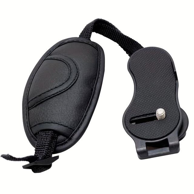 TEMU Adjustable Hand Screw Black Camera Wrist Strap Grip For Slr/dslr Org