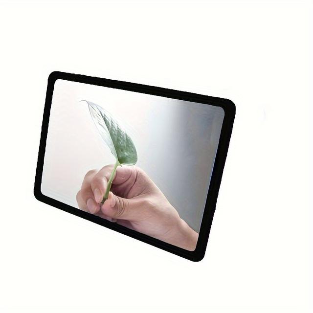 TEMU Shatterproof Mini Square Mirror - 5.9" X 3.9" Acrylic Wall Decor With Protective Film, -on For Home, Office, Classroom - Diy Craft Supplies In 10 Colors