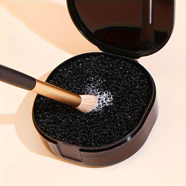 TEMU Makeup Brush Sponge Cleaning Tool Eye Shadow Brush Quick Dry Cleaning Lazy Person Free