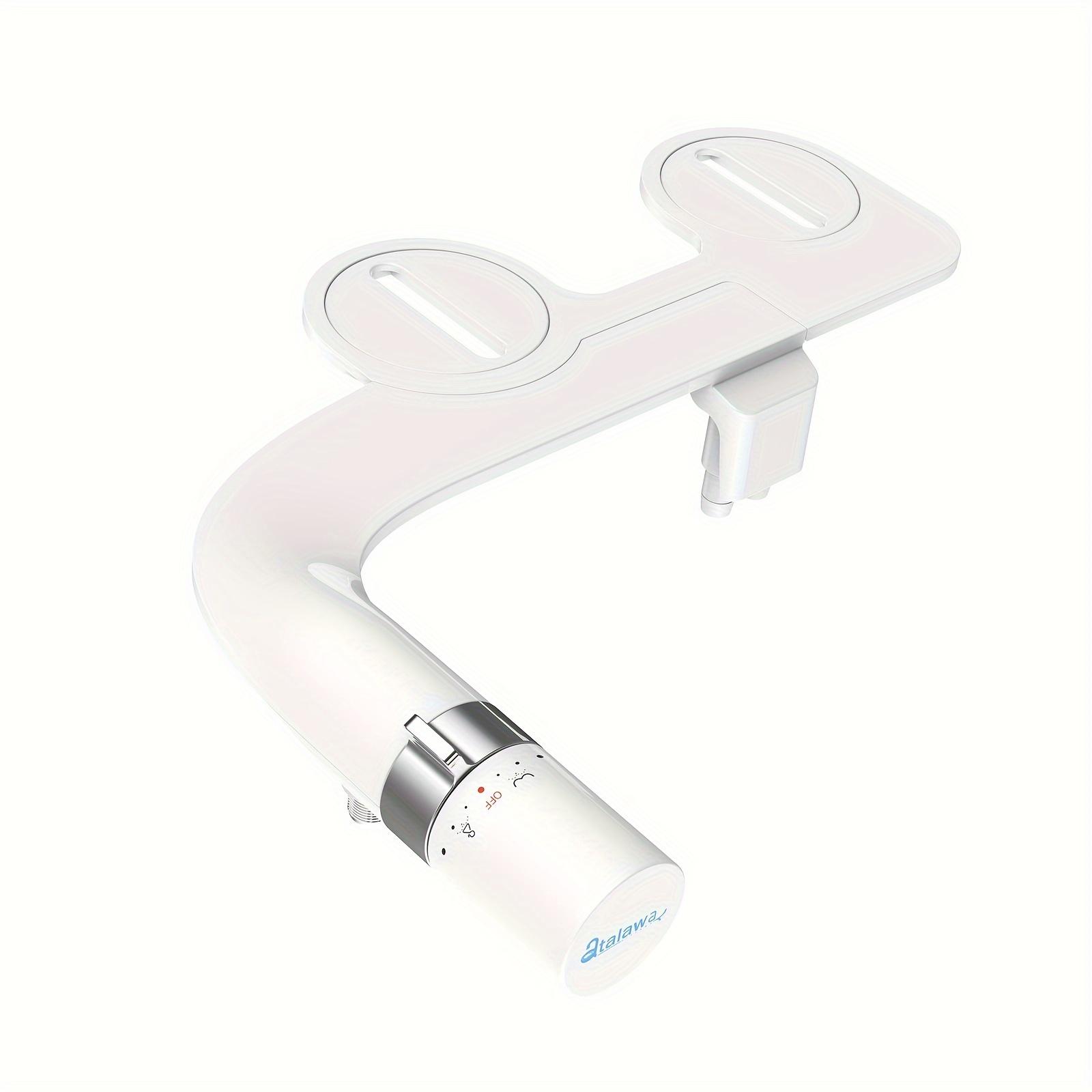 TEMU Siège de toilette à bidet intelligent Atalawa, dispositif de lavage des fesses électricité pour , rinçage à simple, G3/8 AW056 3/8