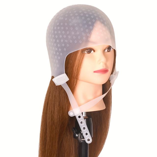 TEMU Hairdressing Silicone Foil Cap, Salon Hair Silicone Cap, High-temperature Resistant Colored Silicone Foil Cap, Hair Coloring Tool