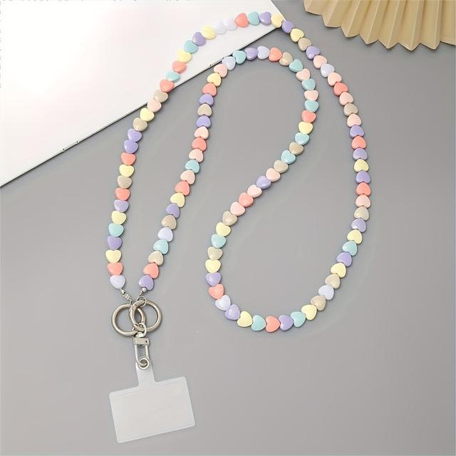 TEMU Love -body Chain Bag Shoulder Strap Lanyard Pendant Mobile Phone Chain Beaded