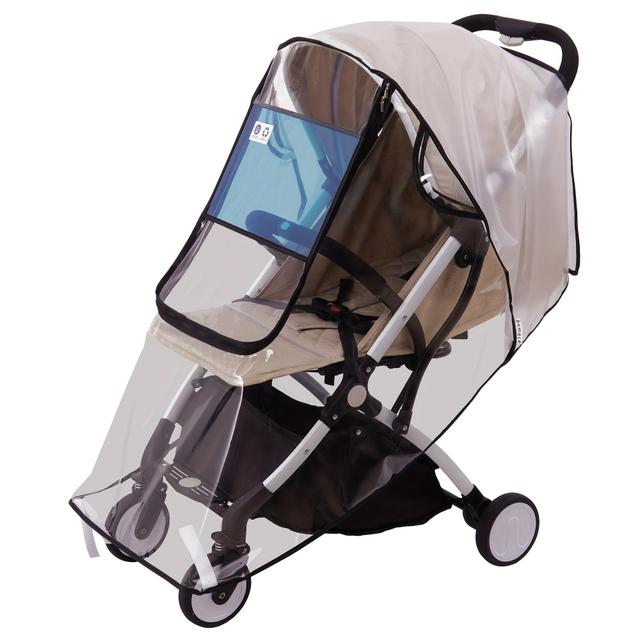 TEMU Stroller Rain Cover - Waterproof & Windproof Travel Weather , Dust And Snow Protection Accessory