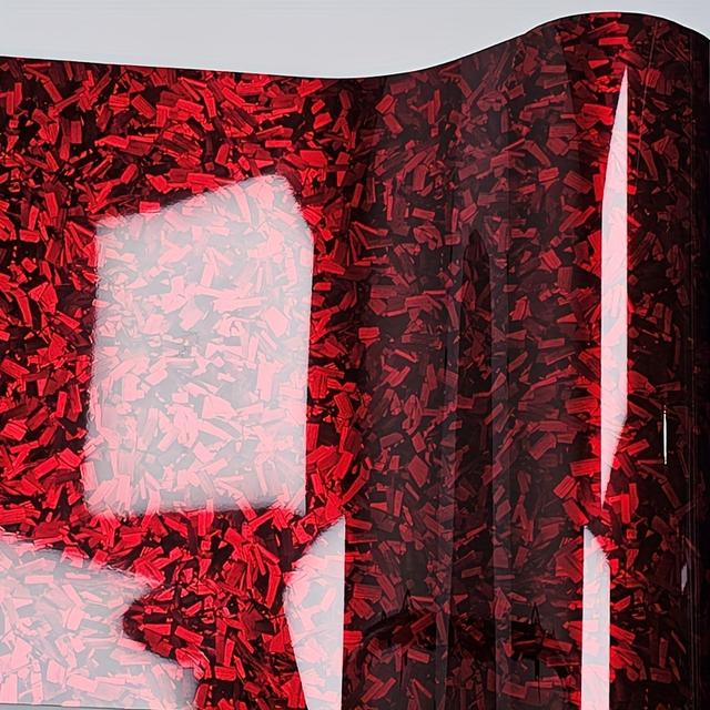 TEMU 30×100cm Wrap Vinyl Wrap High Gloss Flowers Car Carbon Stickers Car Stickers Cover Car Stickers On Hoods