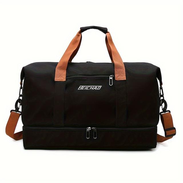 TEMU Travel Bag For Men And Women, Spacious And Versatile For Sports And Fitness Activities
