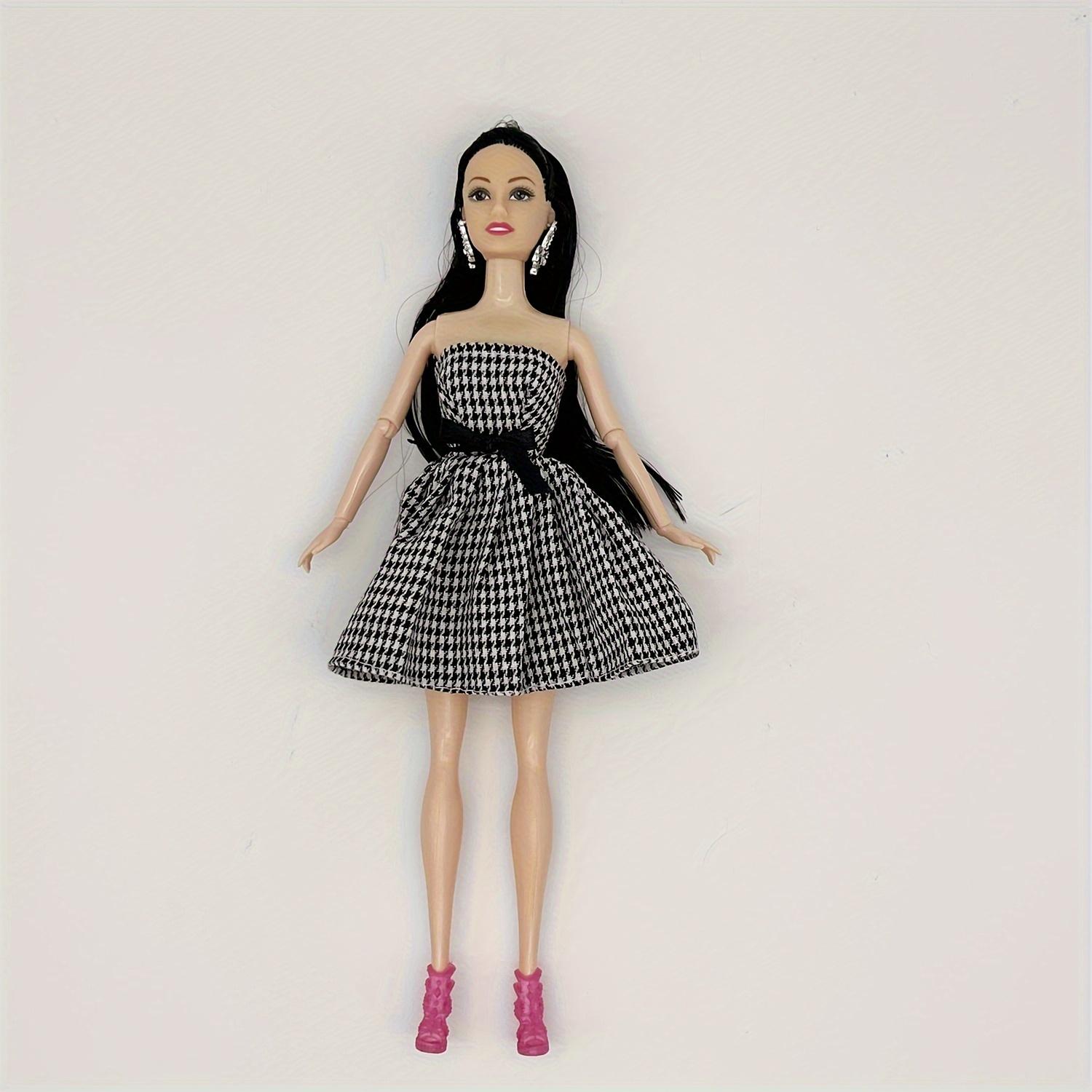 TEMU 30cm Hand Joint Movable Plaid Fashion Doll. 's Festival Gift, Suitable For All Festivals