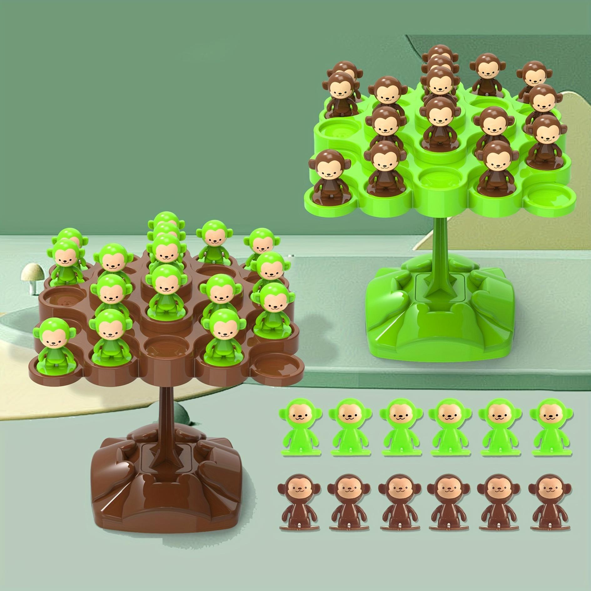 TEMU Monkey Balance Tree Concentration Balance Training Toy, Toys Stack Fun Series Parent-child Interactive Board Games (random Colors)