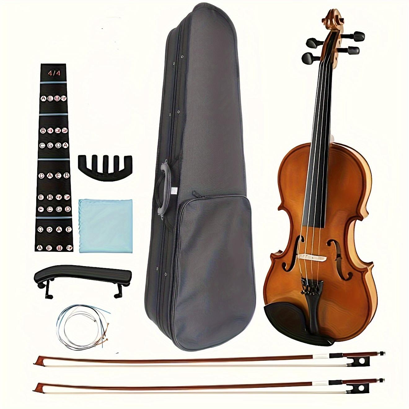 TEMU 4/4 Adult Violin Advanced Violin Beginner 4/4 Violin Student Beginner Violin Set