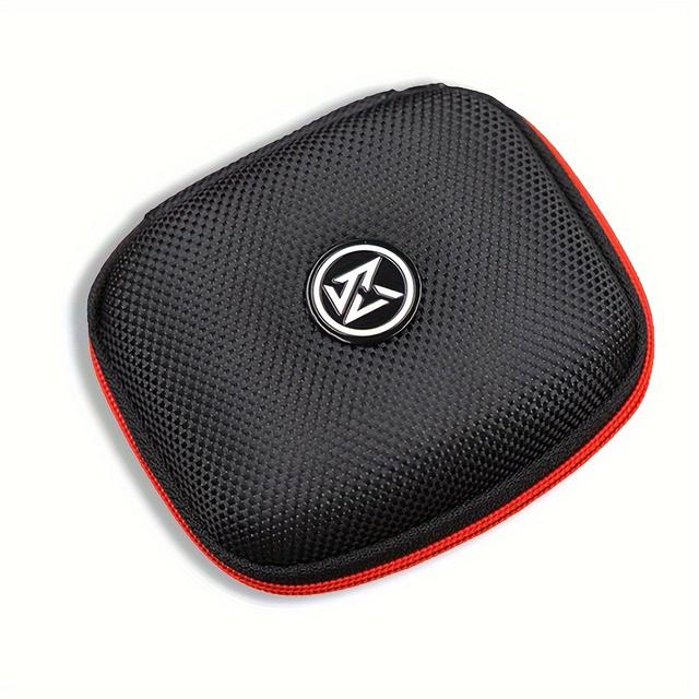 TEMU Portátil Mini Zíper Quadrado Duro Resistente A Terremotos E À De Fone De Ouvido Caixa De Armazenamento Saco De Zíper De Eva