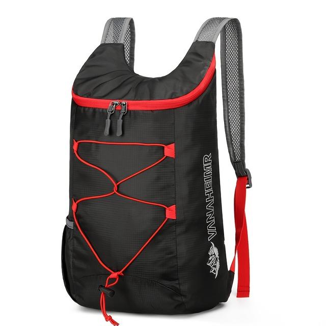 TEMU Versatile Outdoor Folding Backpack, Lightweight Mountaineering And Cycling Bag, Travel Luggage Backpack