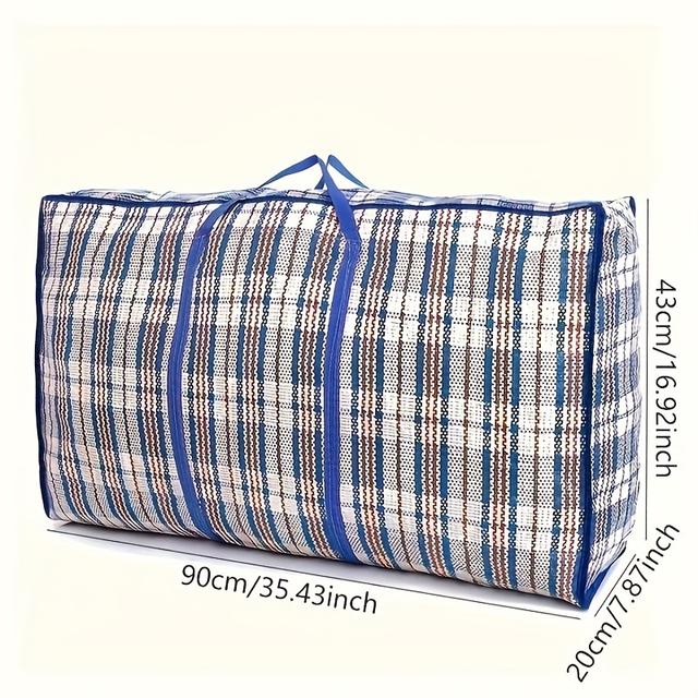 TEMU Extra-large Waterproof Storage Bag For Moving, Designed For Quilts, With Handles And Made Of Durable Material
