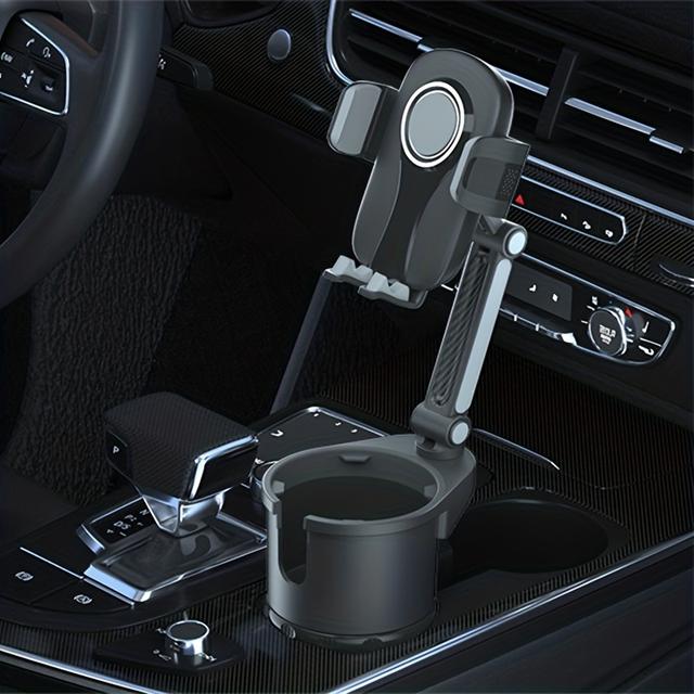 TEMU Large Cell Phone Holder Cup Holder 2in 1, Multifunctional Car Cell Phone Holder