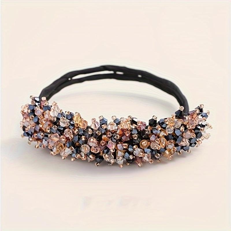 TEMU Plate Hair Styler For Women, Simple Braided Headwear, Bun Tool For Ball Buns And Fluffy Bud Hairstyles