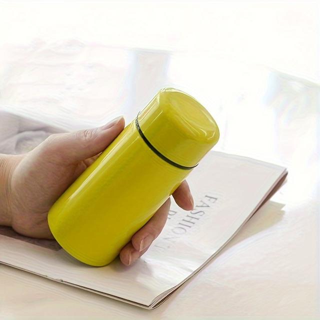 TEMU كوب صغير من الفولاذ المقاوم للصدأ 304، كوب جيب صغير، كوب سفر محمول، كوب ماء لطيف صغير السعة للطلاب