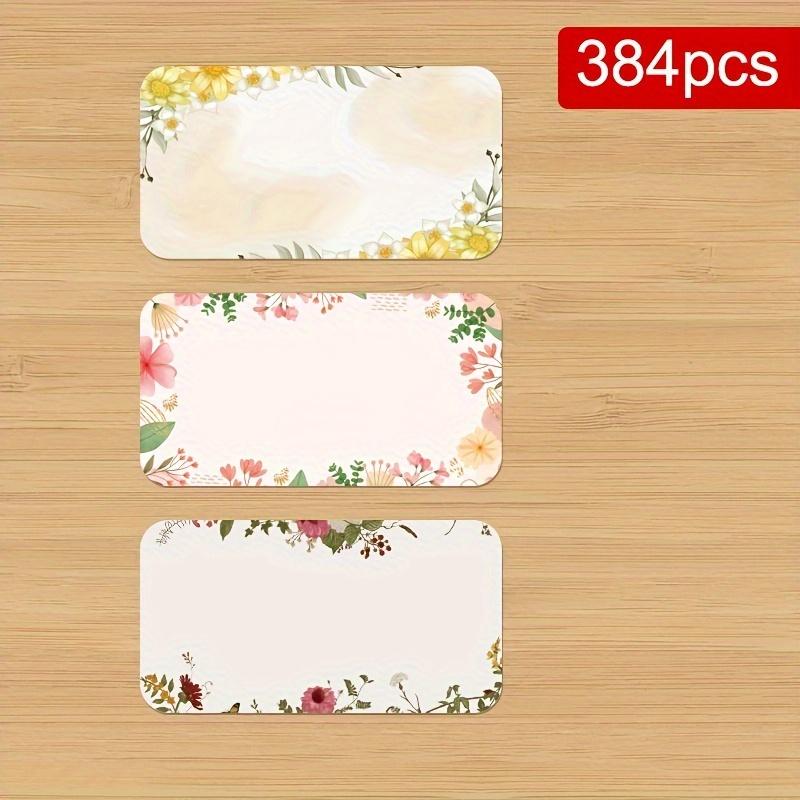 TEMU Set Of Customizable Return Address Labels, Artistic Floral Series, Measuring 2.4x1.26 Inches, Featuring And Water Resistance, Designed To A To All Your Mailing Needs