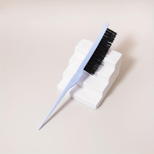 TEMU Pink Control Hair Brush With Black Nylon Bristles - Detangling Comb For , Abs Plastic Handle, Natural & Curly Hair Styling, Detangling Brush | Stylish Hairbrush | Hairbrush, Detangling Hair Brush