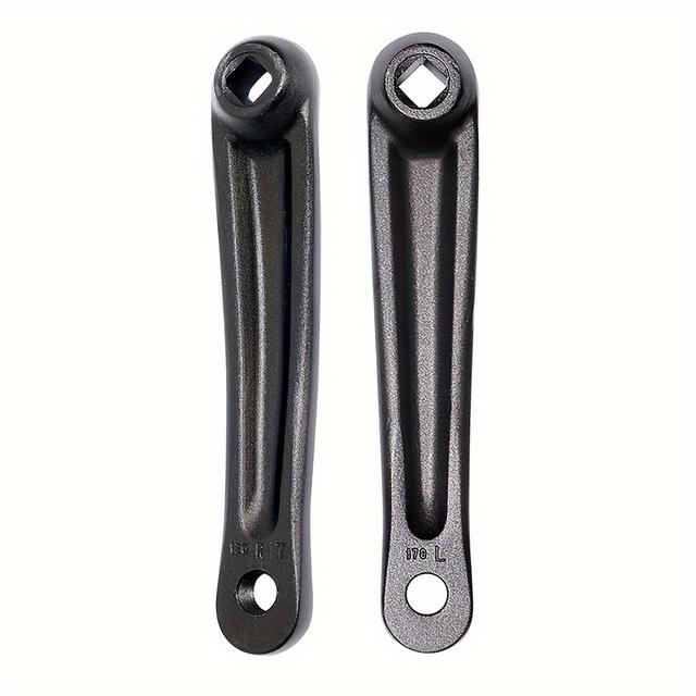 TEMU 1 Pair Of Bicycle Crank Arm Set Aluminum Alloy Mountain Bike Road Bike Crank Set Riding Accessories