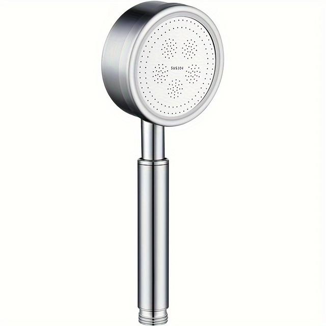 TEMU Shower Head Sprinkler 304 Stainless Steel Pressurized Bath Faucet Bathroom Shower Head