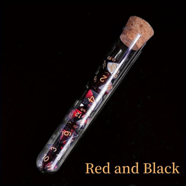 TEMU Magic Polyhedral D&d Coc Dice Set 7pcs/set Rpg Potion Table Games