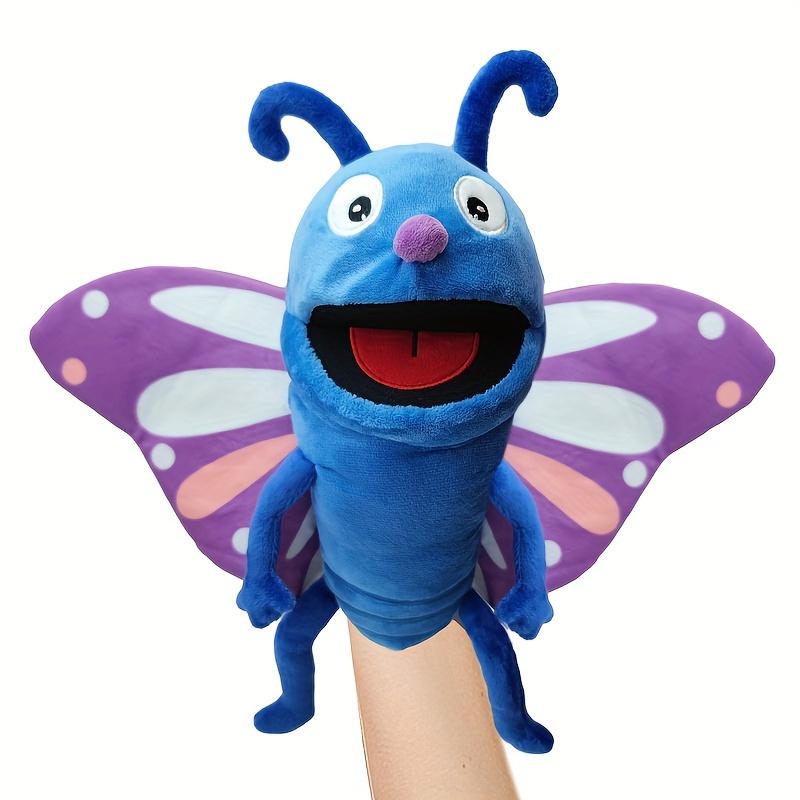 TEMU 1 Set Interactive Insect Puppet Gloves, Polyester Fiber Hand Puppets, Plush Toy Set For Kindergarten Performances, Language Learning, And - Color
