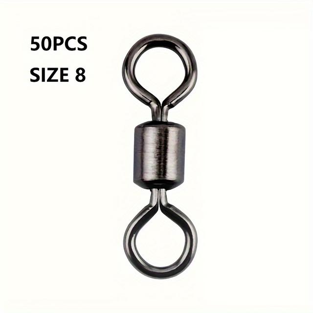 TEMU 50pcs Rings, 8 Shaped Connectors, Tackle Accessories