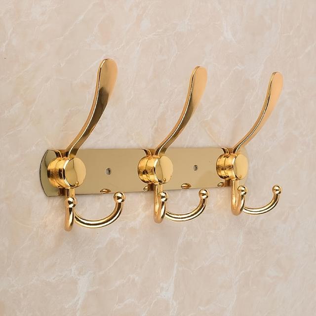 TEMU Easy-install Stainless Steel Wall Hook - Traditional Style, Bathroom Organization