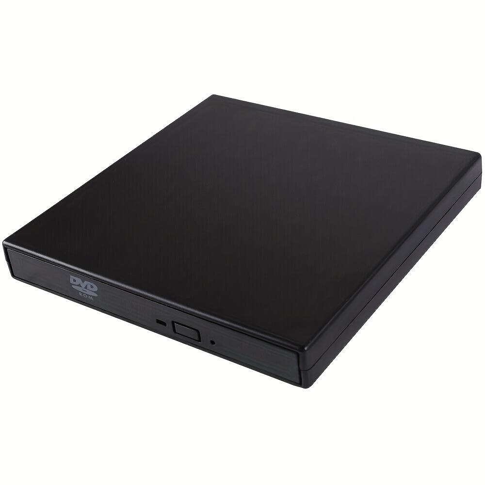 TEMU External Cd Dvd Drive, Usb 2.0 Slim Protable External Cd-rw Drive Dvd-rw Burner Writer Player For Laptop Notebook Pc Desktop Computer