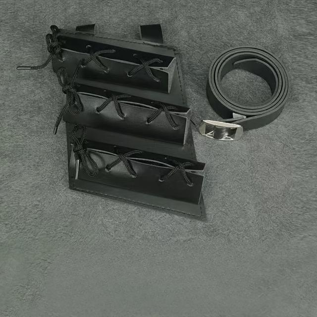 TEMU Leather Belt With Sword - Cosplay & Halloween Costumes