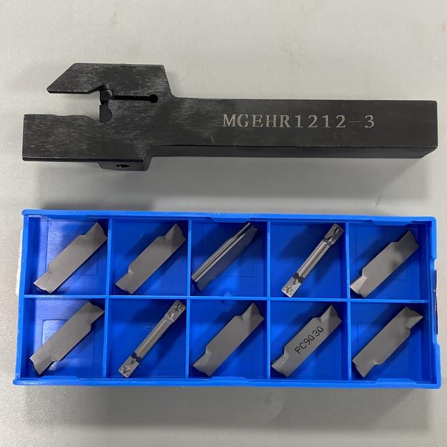 TEMU Lathe Parting Grooving Parting Tool Holder + 10pcs Mgmn300 Insert , 20 For Separate Purchase As Replacements