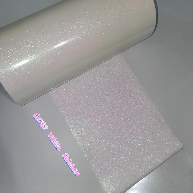 TEMU 1 Rouleau De Vinyle De Transfert De Chaleur À Paillettes, 30x9 1cm/11,8x3 Pieds, Pour Machine Cricut