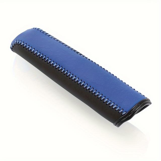 TEMU Car Gear Hand Brake Cover Sleeve Car Interior Protect Cover, Protector Accessories, Pu Leather