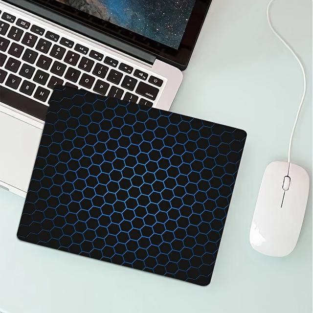 TEMU Anime Geometric Game Small Mousepad Computer Rubber Anti Slip Desk Mat Laptop Office Soft Mouse Carpet Gaming Keyboard Mouse Pad
