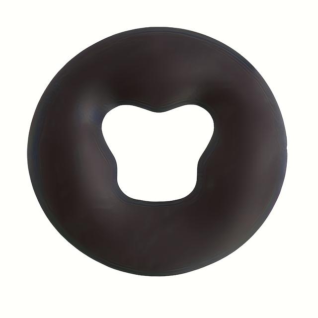 TEMU 1pc Silicone Massage Face Relax Pillow Headrest, Spa Light Beige Overlay Face Relax Weigh Cushion Pad, Salon Cushion Silicon Facial Relax Head Cradle Cushion