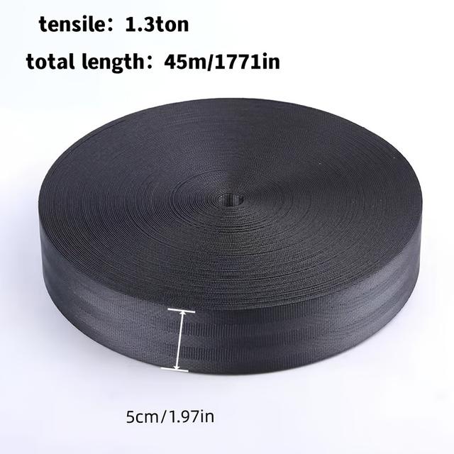 TEMU Sangles pour Hamac Arbres, Corde de Camping Extérieur, Sangle d'Emballage et de Fixation pour Cargaison, Sécurisation de Cabane dans les Arbres