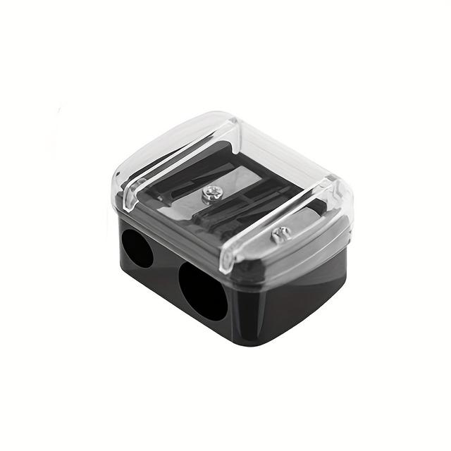 TEMU Dupla lyukú precíziós ajakrúzs kozmetikai ceruzahegyező szemöldökhöz, ajakvonalhoz, szemceruzához Ajándék iskolai kellékek