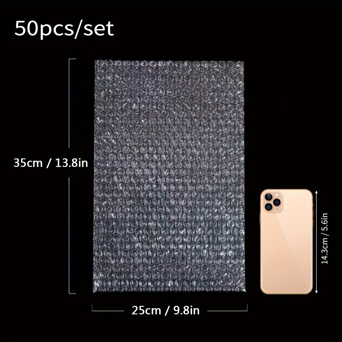 TEMU 50 unidades 25X35Cm Bolsa de Transparente a Prueba de Golpes Gruesa Anti-Colisión Protección contra Caídas Bolsa de Envío Rápido con de Película de de Espuma para Envío Seguro