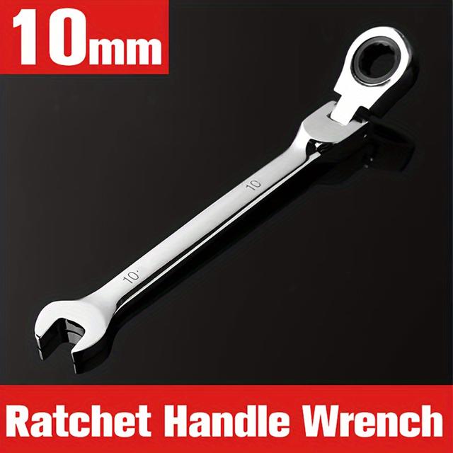 TEMU Combination Ratchet Wrench, With Flexible Head, Ratchet Tool, Ratchet Combination Set. Car Hand Tools Ratchet Wrenches Set