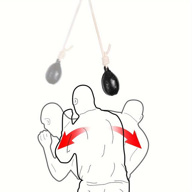 TEMU zum Verstecken für Reaktionstraining, Boxen, Kickboxen und MMA Pendeltraining - Ohne Füllung